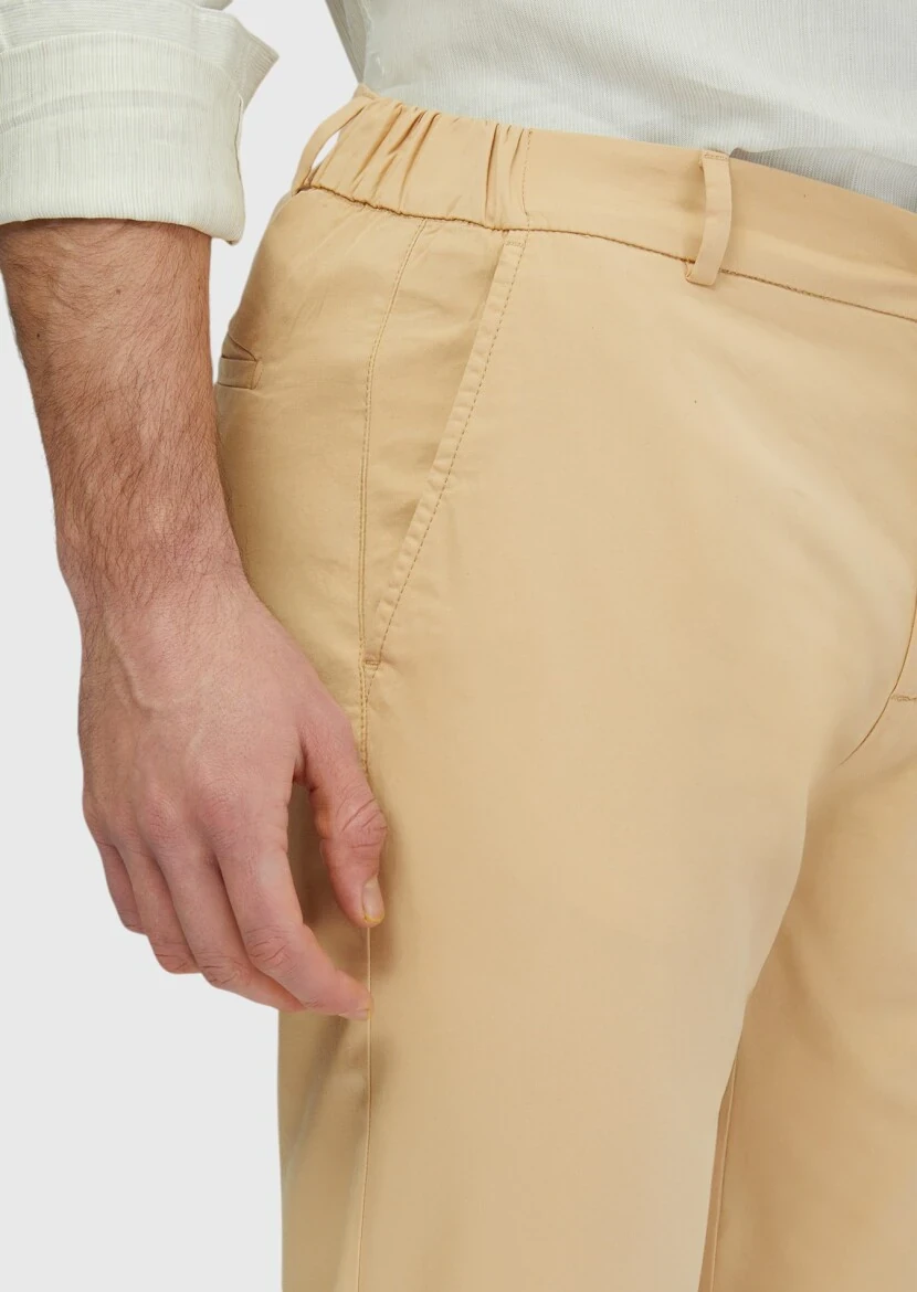 Saffron Weaving Jogging Fit Casual Cotton Blended Trousers - 4