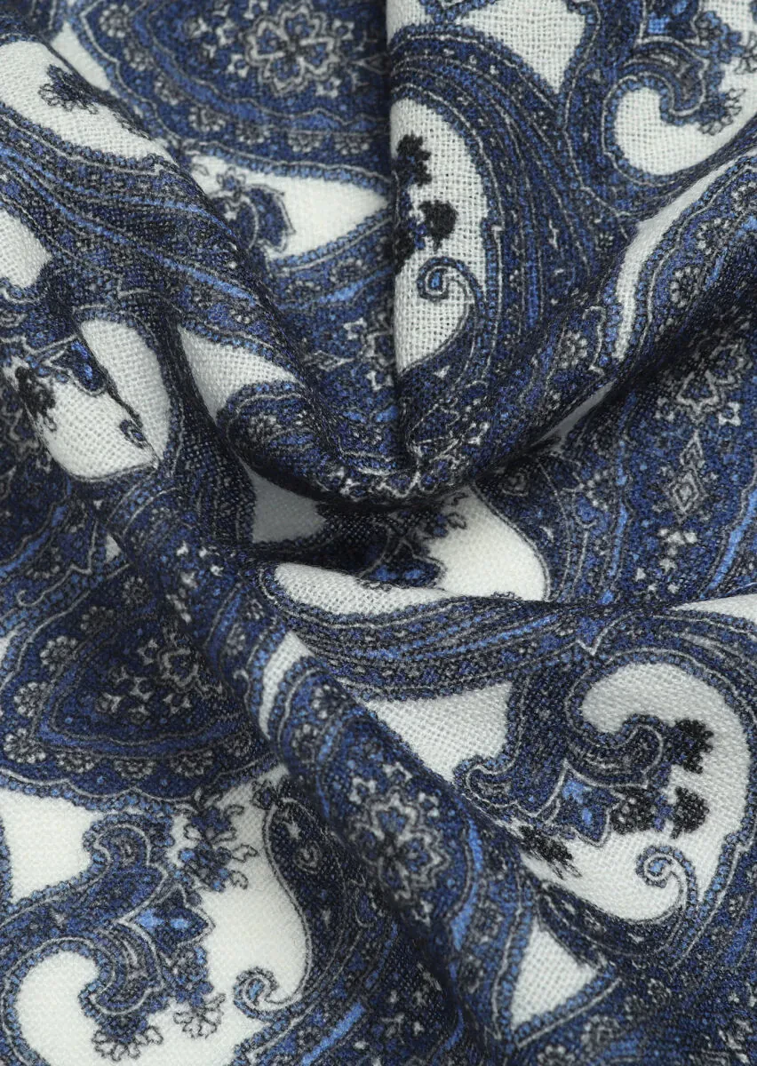 Saks %100 Yün Handkerchief - 2