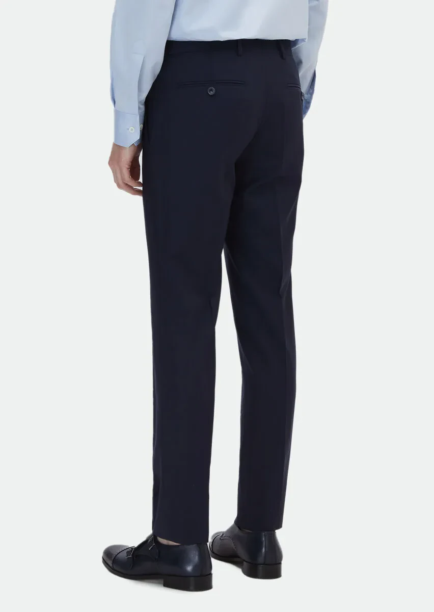 Saks Material Modern Fit Classical Wool Blended Trousers - 5