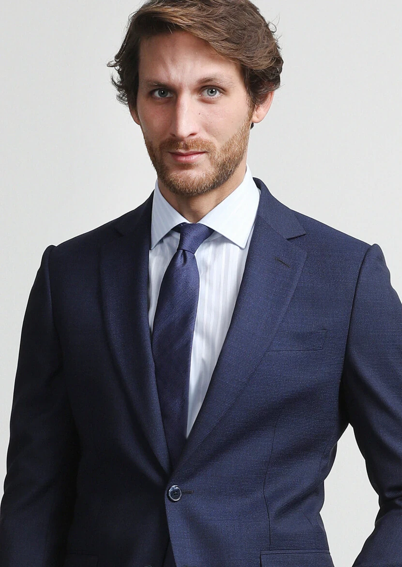 Saks Micro Thin&Taller Slim Fit 100% Wool Suit - 2