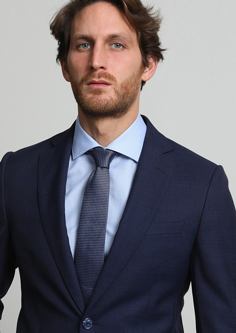 Saks Mikro Thin&taller Slim Fit %100 Yün Takım Elbise - 2