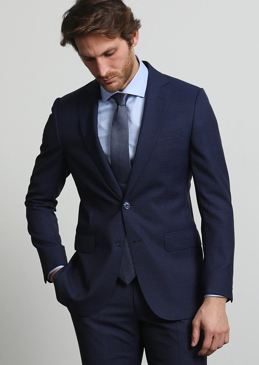 Saks Mikro Thin&taller Slim Fit %100 Yün Takım Elbise - 3