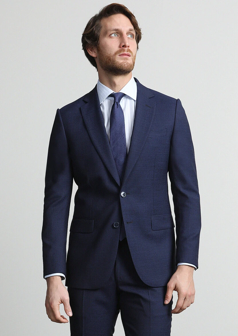 Saks Mikro Thin&taller Slim Fit %100 Yün Takım Elbise - 3