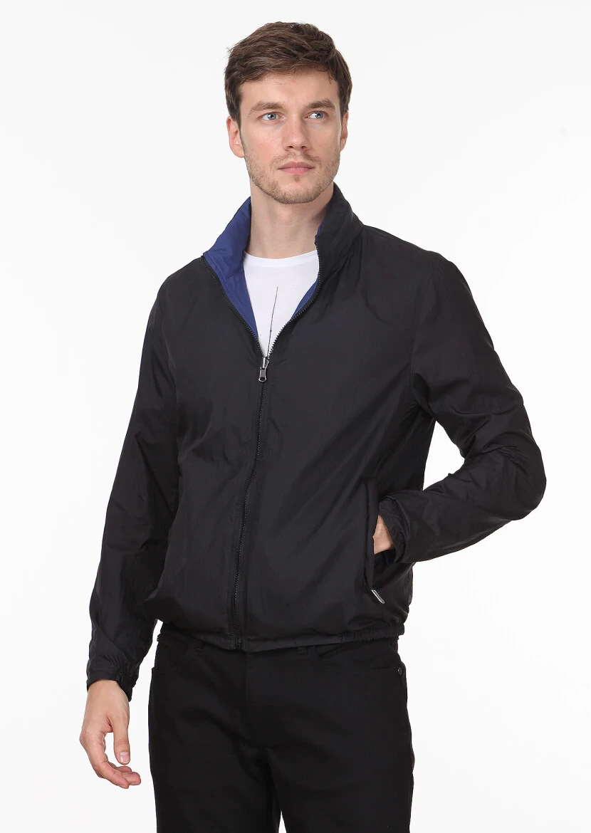 Saks Regular Fit Dik Yaka Casual Dokuma Mont - 1