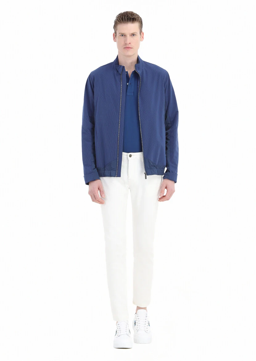 Saks Regular Fit Dik Yaka Casual Dokuma Mont - RAMSEY