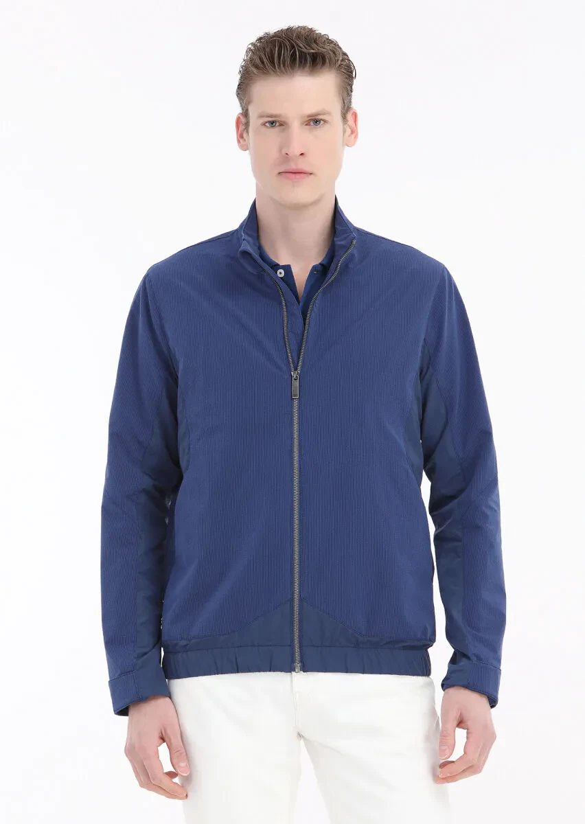 Saks Regular Fit Dik Yaka Casual Dokuma Mont - 2