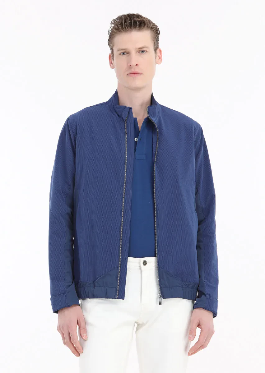 Saks Regular Fit Dik Yaka Casual Dokuma Mont - 3