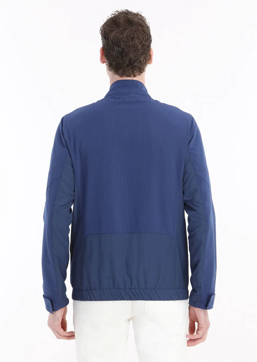 Saks Regular Fit Dik Yaka Casual Dokuma Mont - 7