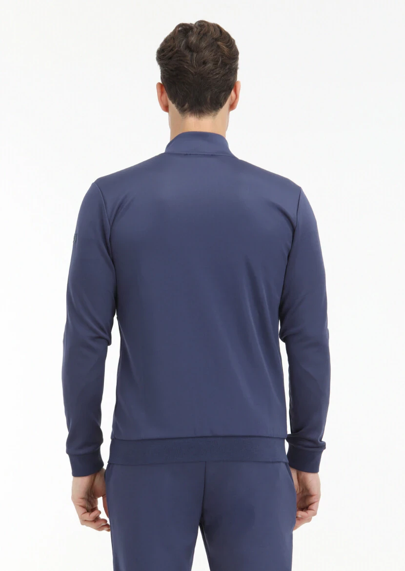 Saks Turtleneck Plain Sweatshirt - 5