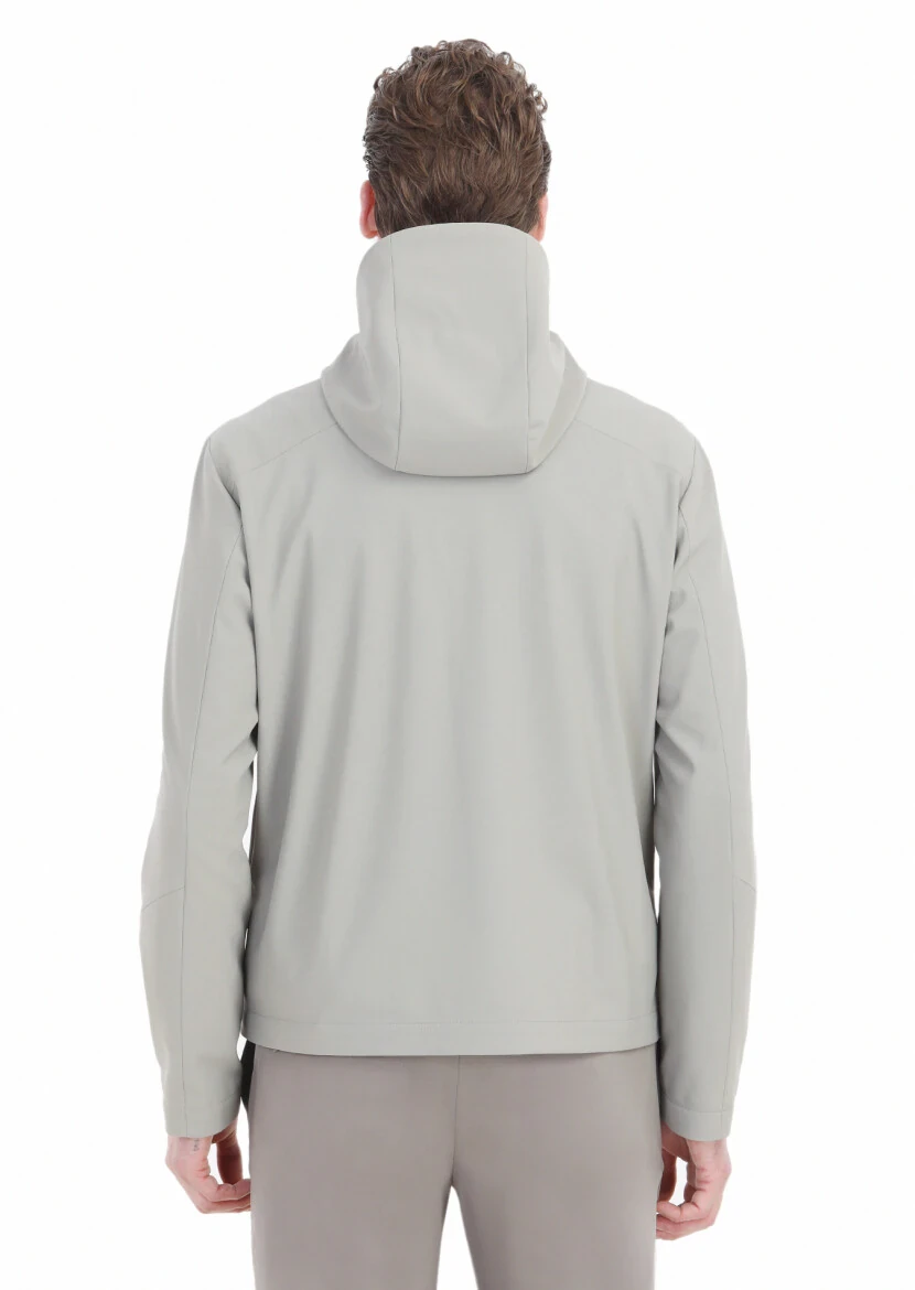 Sandy Comfort Fit Hooded Sport Weaving Coat - 7