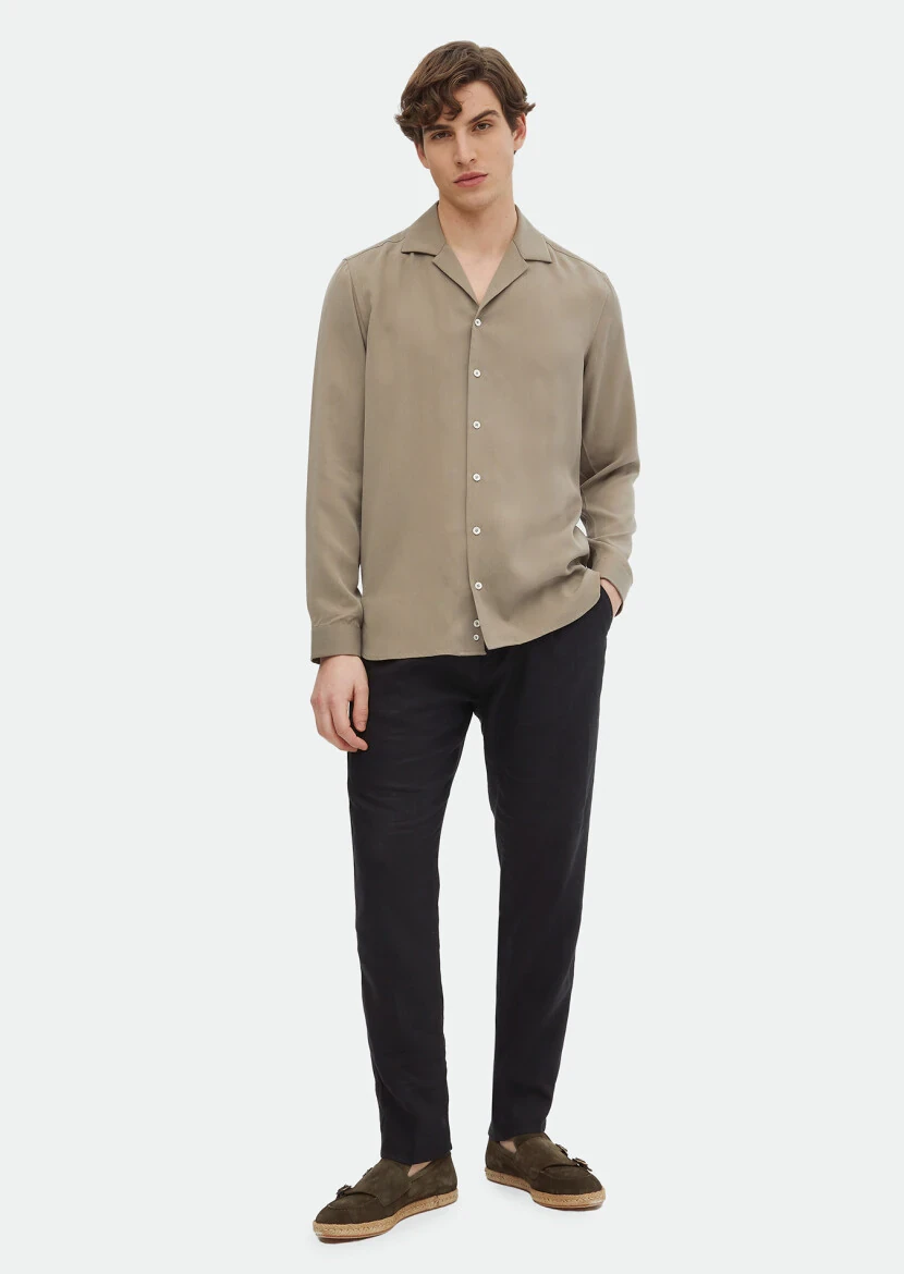 Sandy Plain Regular Fit Weaving Classical Shirt - RAMSEY