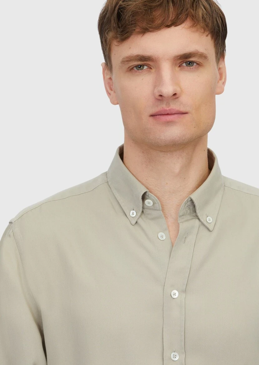 Sandy Plain Weaving Casual Shirt - 3