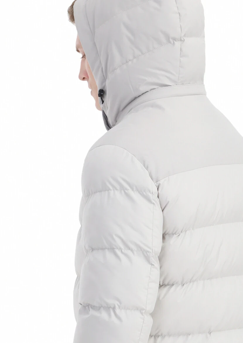 Sandy Regular Fit Casual Weaving Removable Hood Coat - 7