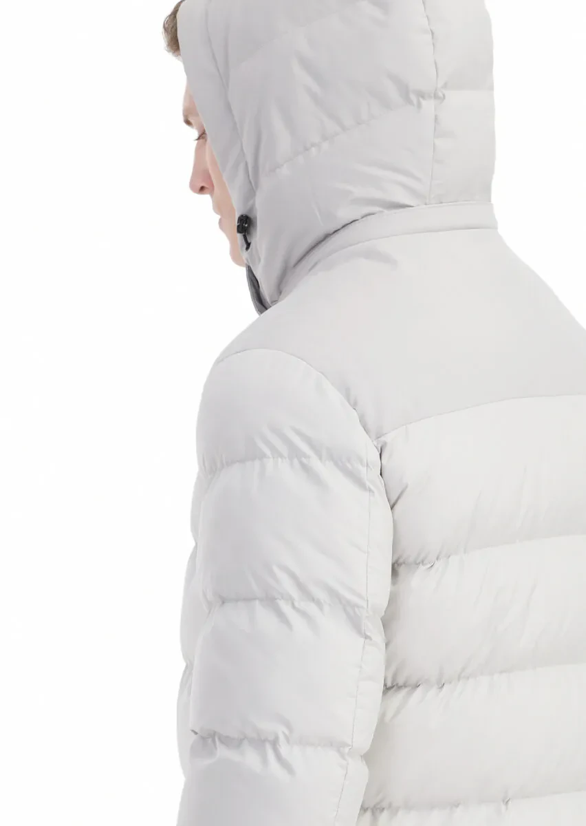 Sandy Regular Fit Casual Weaving Removable Hood Coat - 7