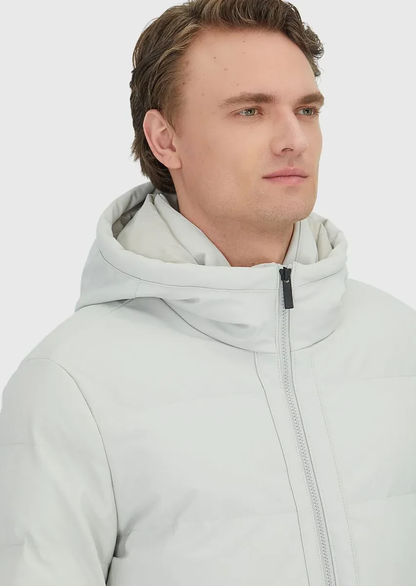 Sandy Regular Fit Hooded Casual Weaving Coat - 5