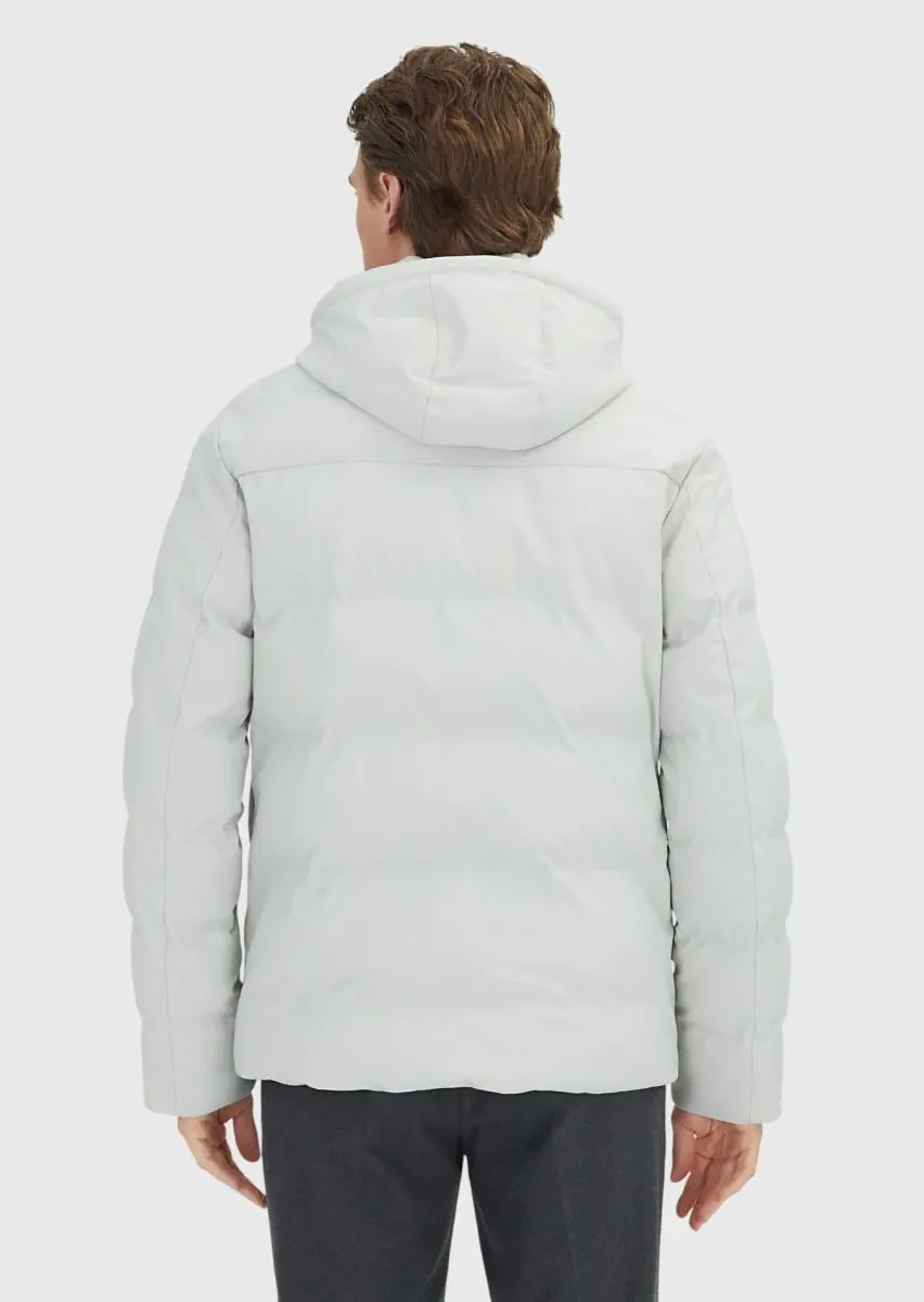 Sandy Regular Fit Hooded Casual Weaving Coat - 6