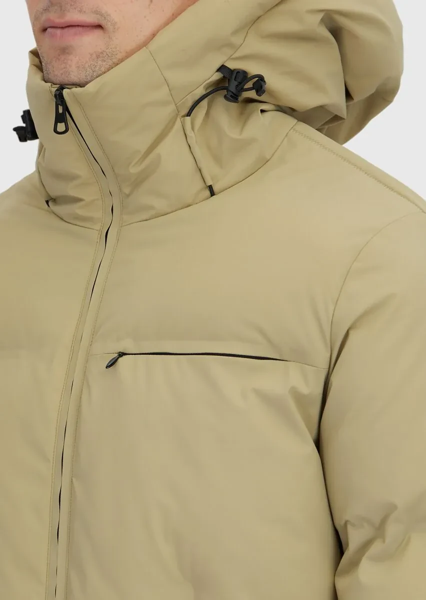 Sandy Regular Fit Hooded Casual Weaving Coat - 6