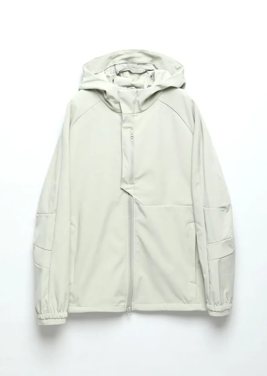 Sandy Regular Fit Hooded Denim Weaving Coat - 10