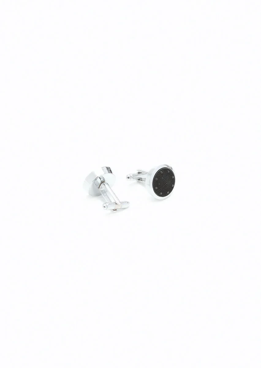Silver Brass Cuff Link - 2
