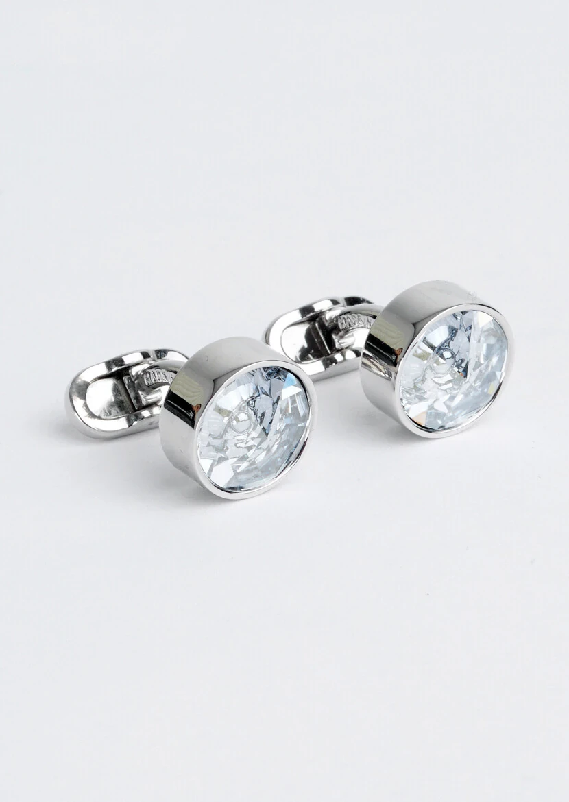 Silver Brass Cuff Link - RAMSEY