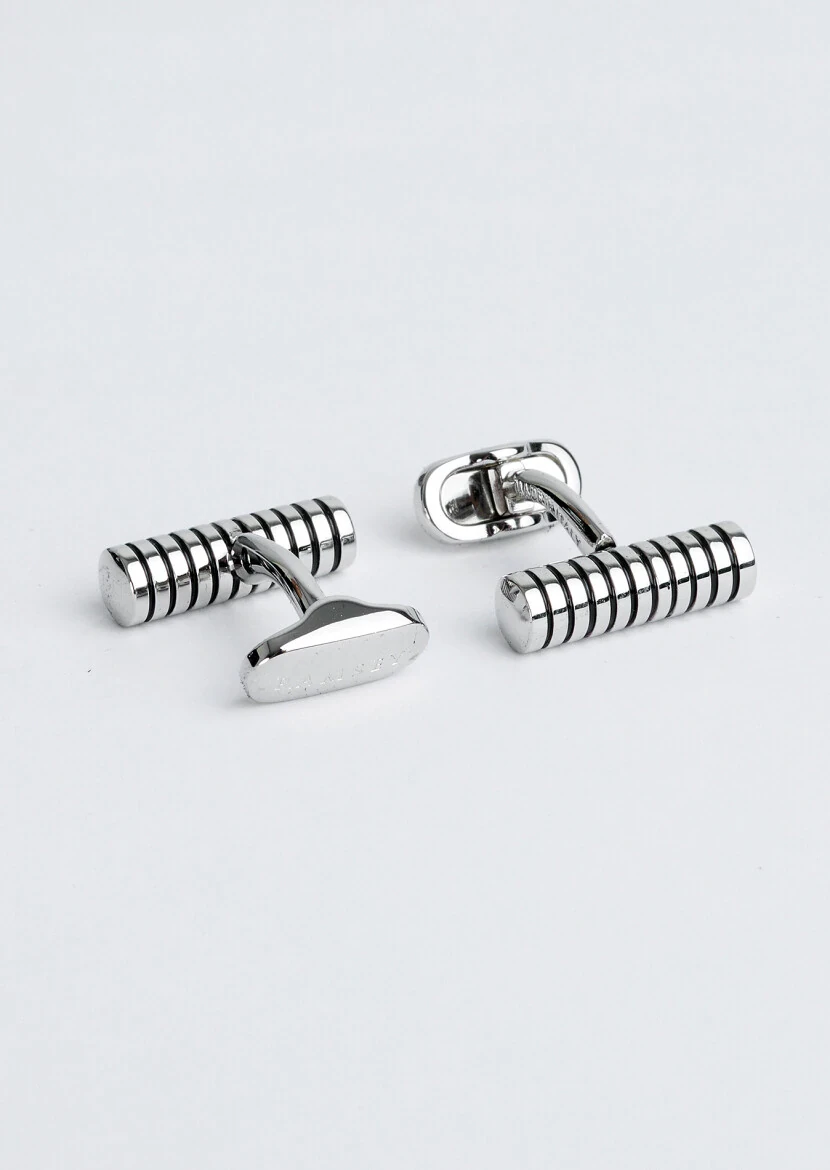 Silver Brass Cuff Link 