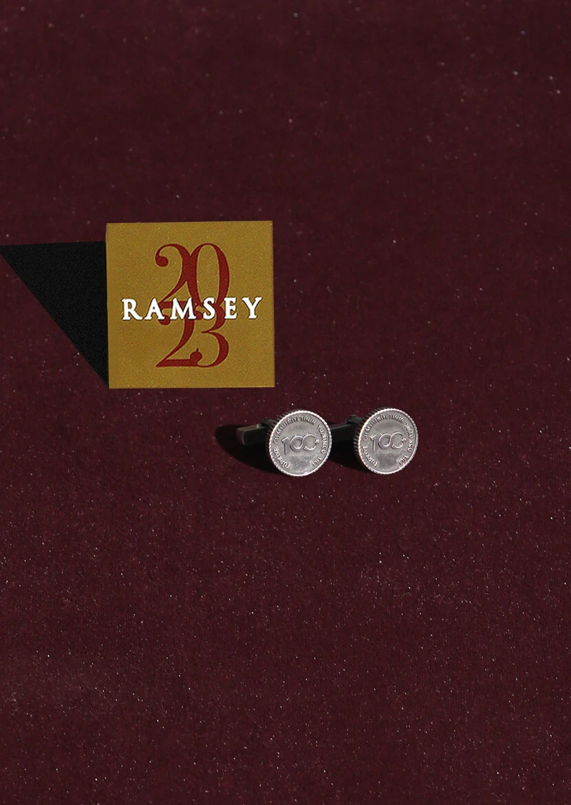 Silver Metal Cuff Link - RAMSEY