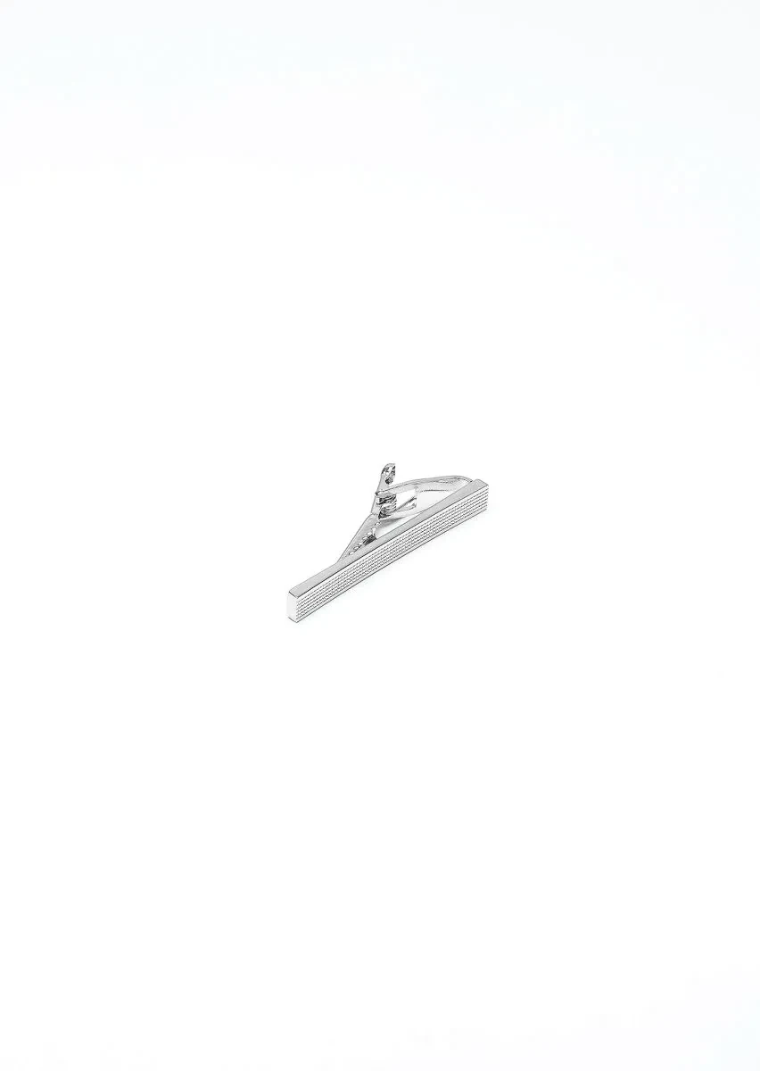 Silver Metal Kravat İğnesi - 1