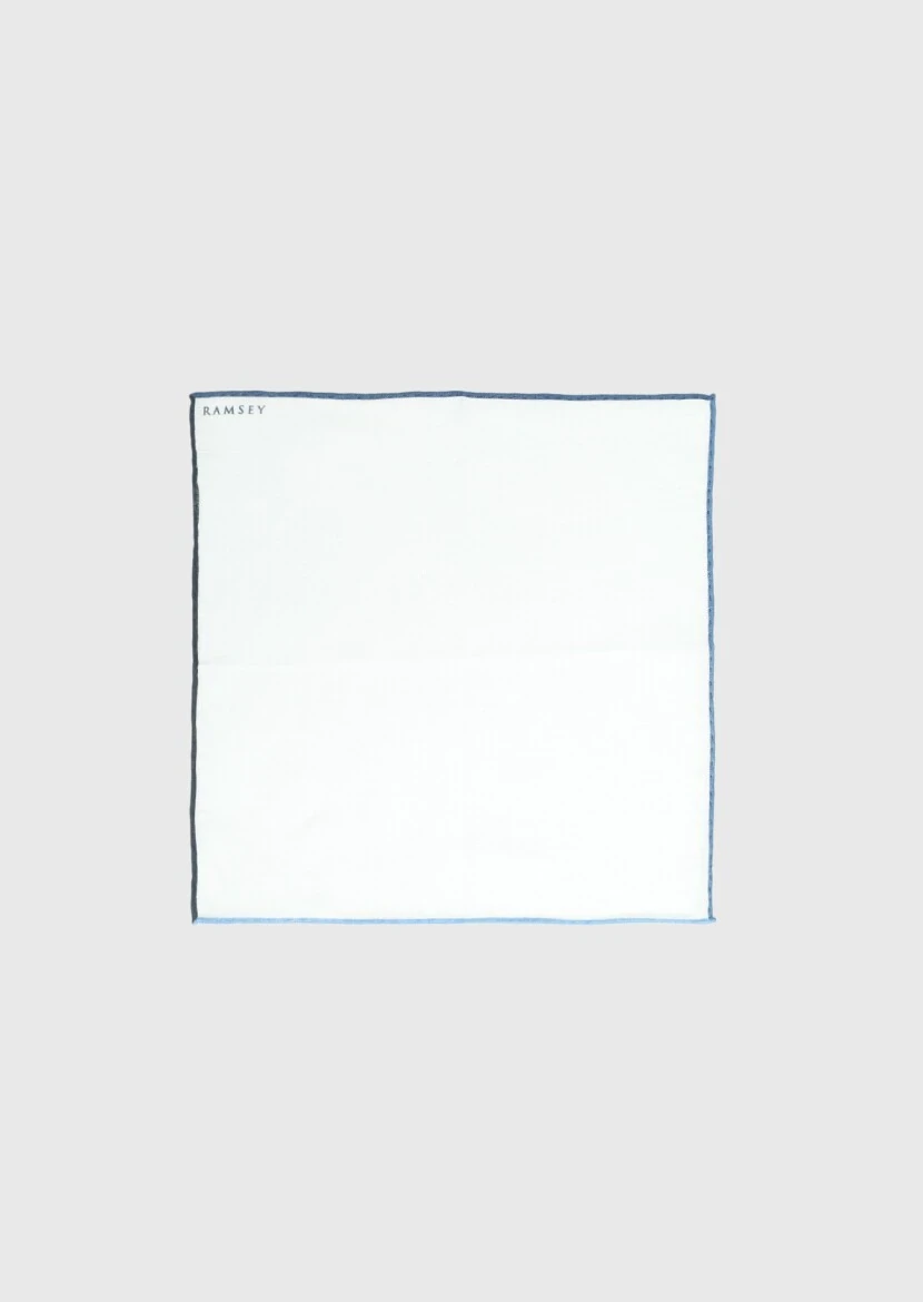 Siyah %100 Keten Mendil - 1