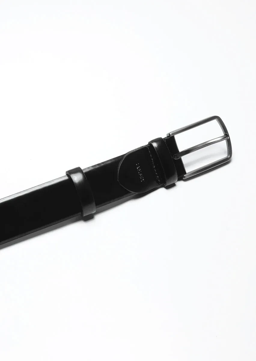 Siyah Dana Derisi Kemer - 2