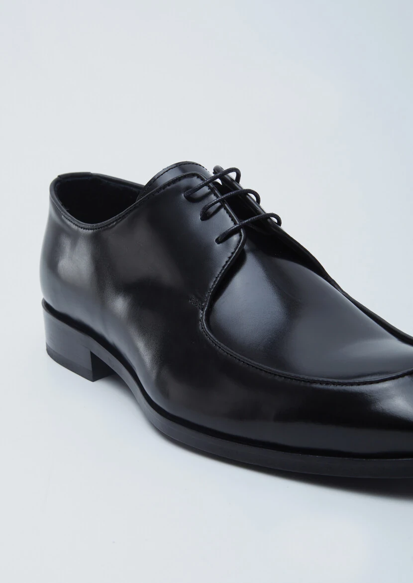 Siyah Deri Klasik Ayakkabı - 2
