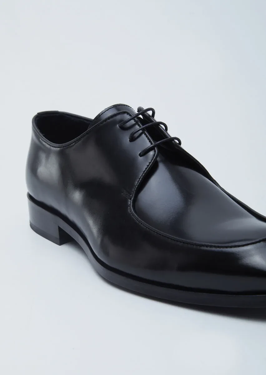 Siyah Deri Klasik Ayakkabı - 2