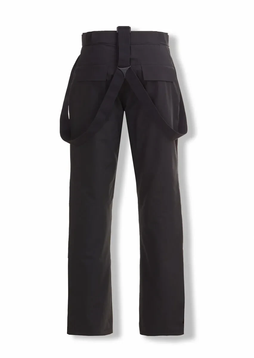 Siyah Düz Dokuma Regular Fit Casual Pantolon - 6