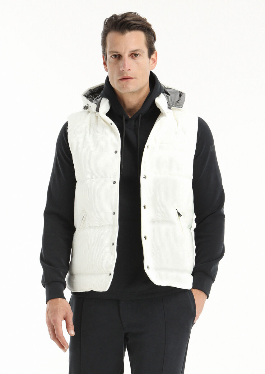 Siyah Kapüşonlu Düz Sweatshırt - 4