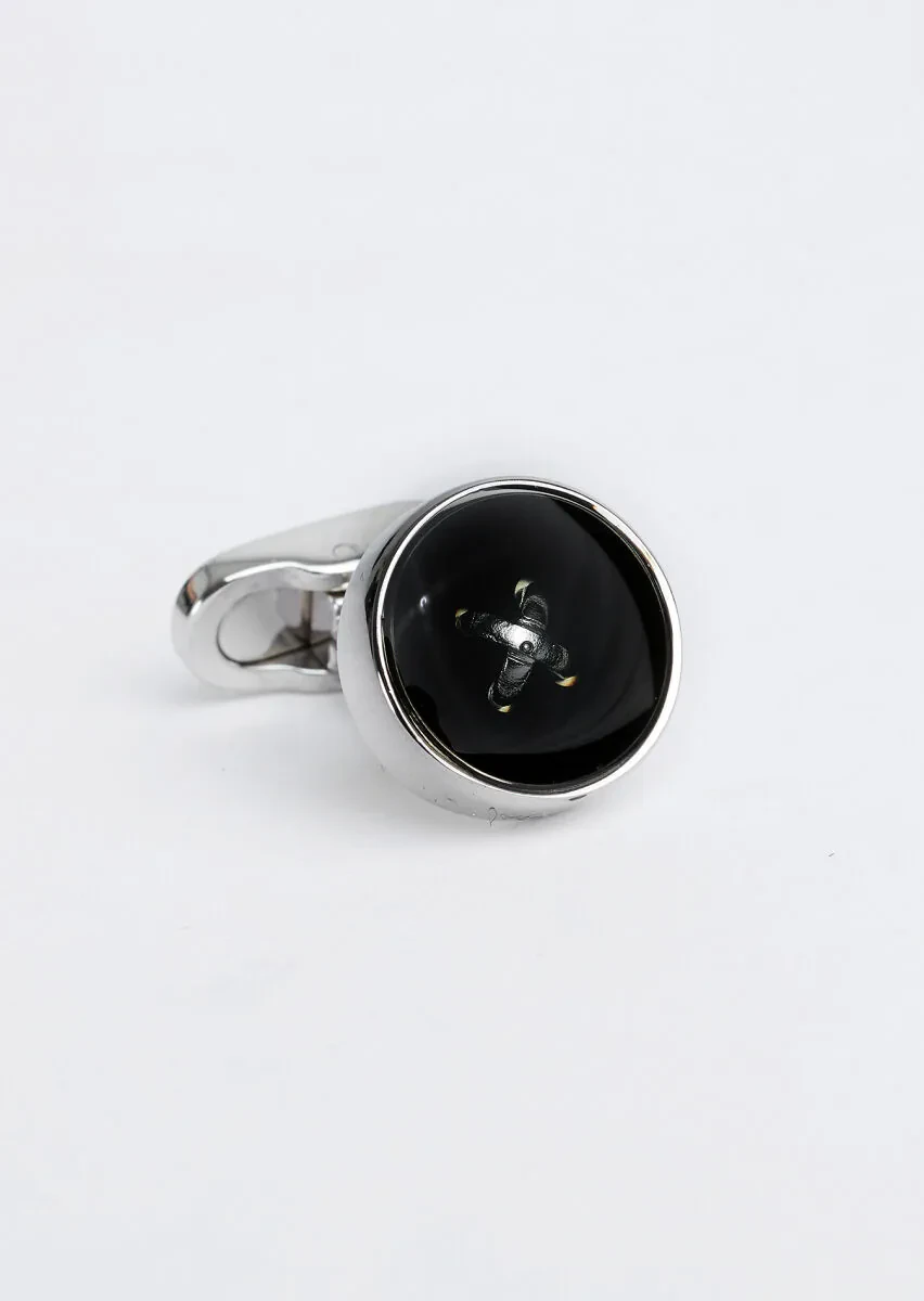 Siyah Prinç Kol Düğmesi - 3