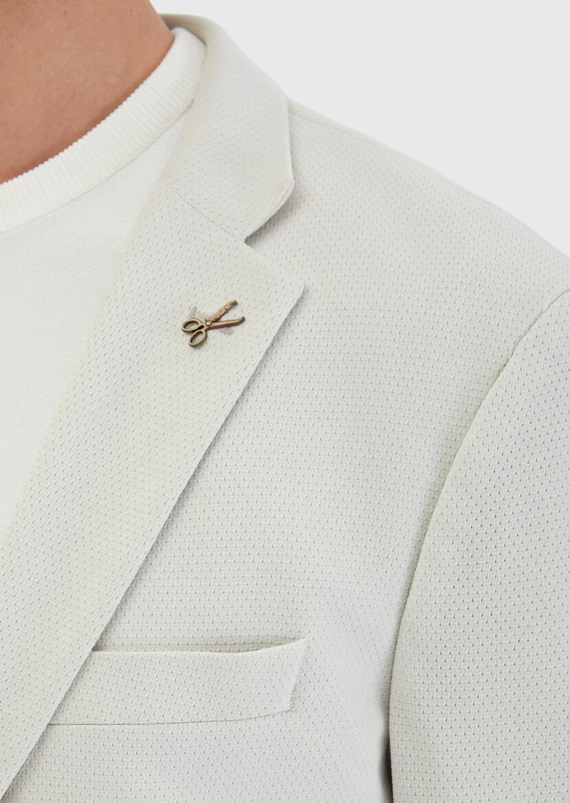 Smoked Plain Comfort Fit Suit - 5