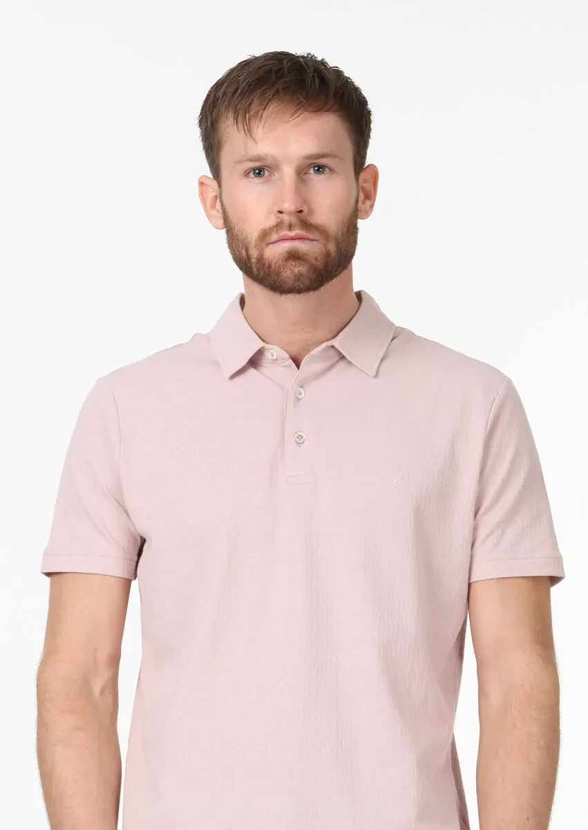 Somon Jakarlı %100 Pamuk T-Shirt - 3