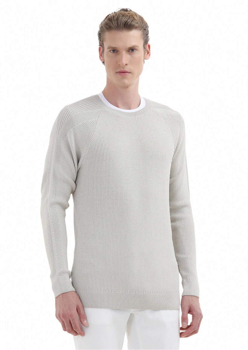 Stone Knitwear Sweatshirt - RAMSEY