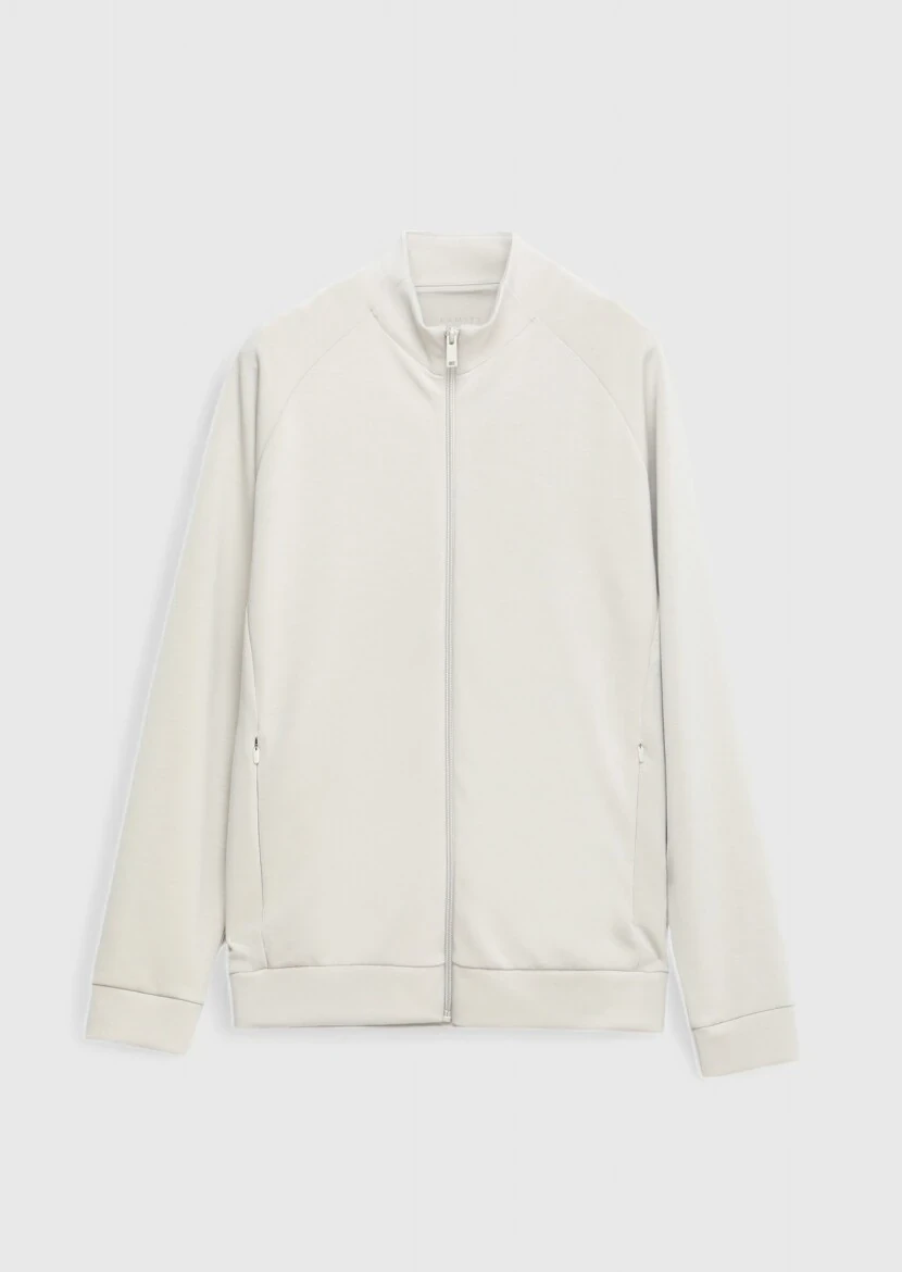 Stone Turtleneck Plain Sweatshirt - 5