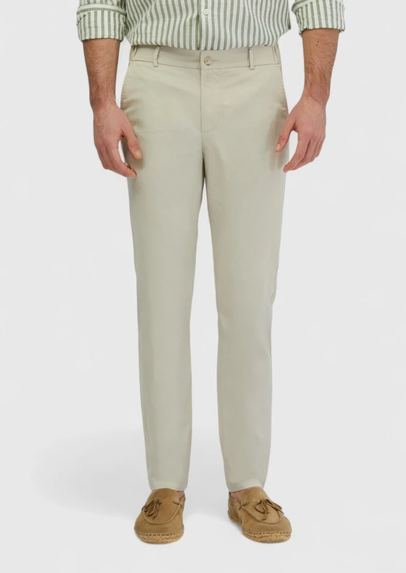 Stone Weaving Jogging Fit Casual Cotton Blended Trousers - RAMSEY