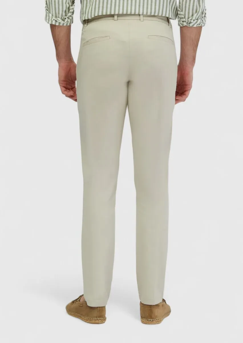 Stone Weaving Jogging Fit Casual Cotton Blended Trousers - 5