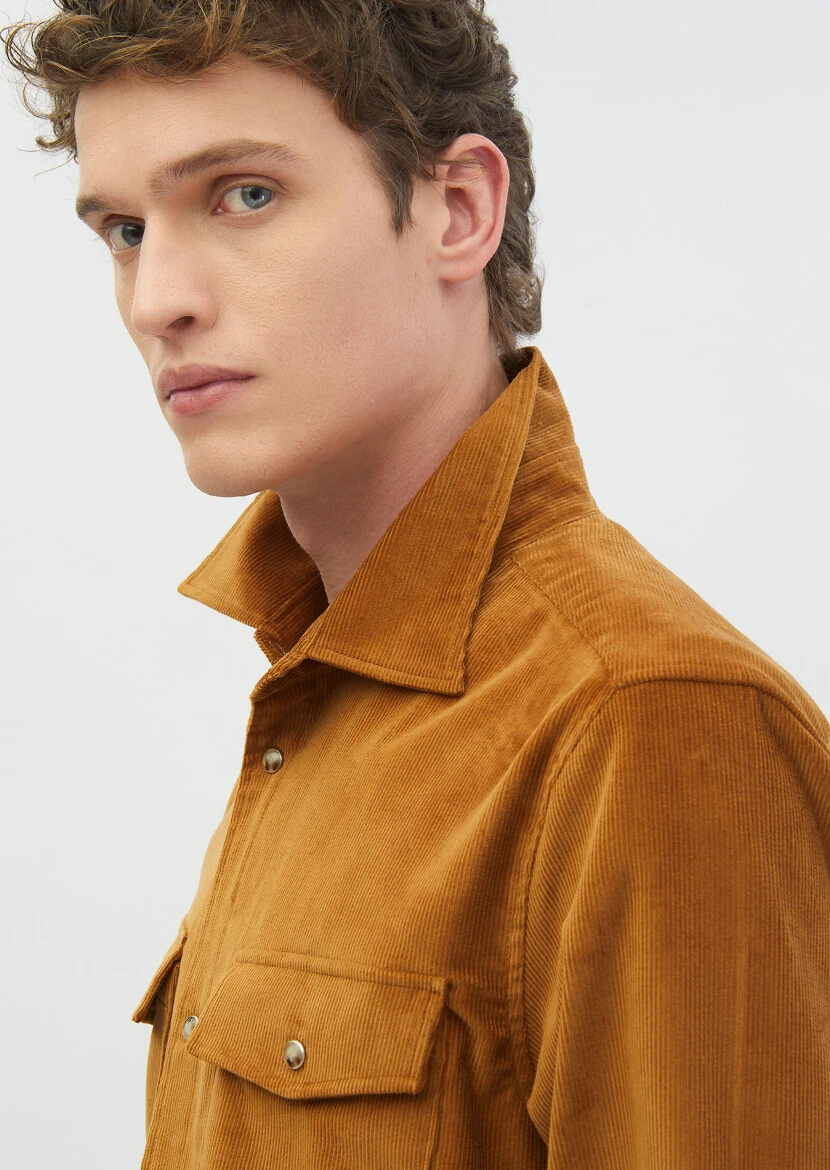 Tan Overshirt - 4