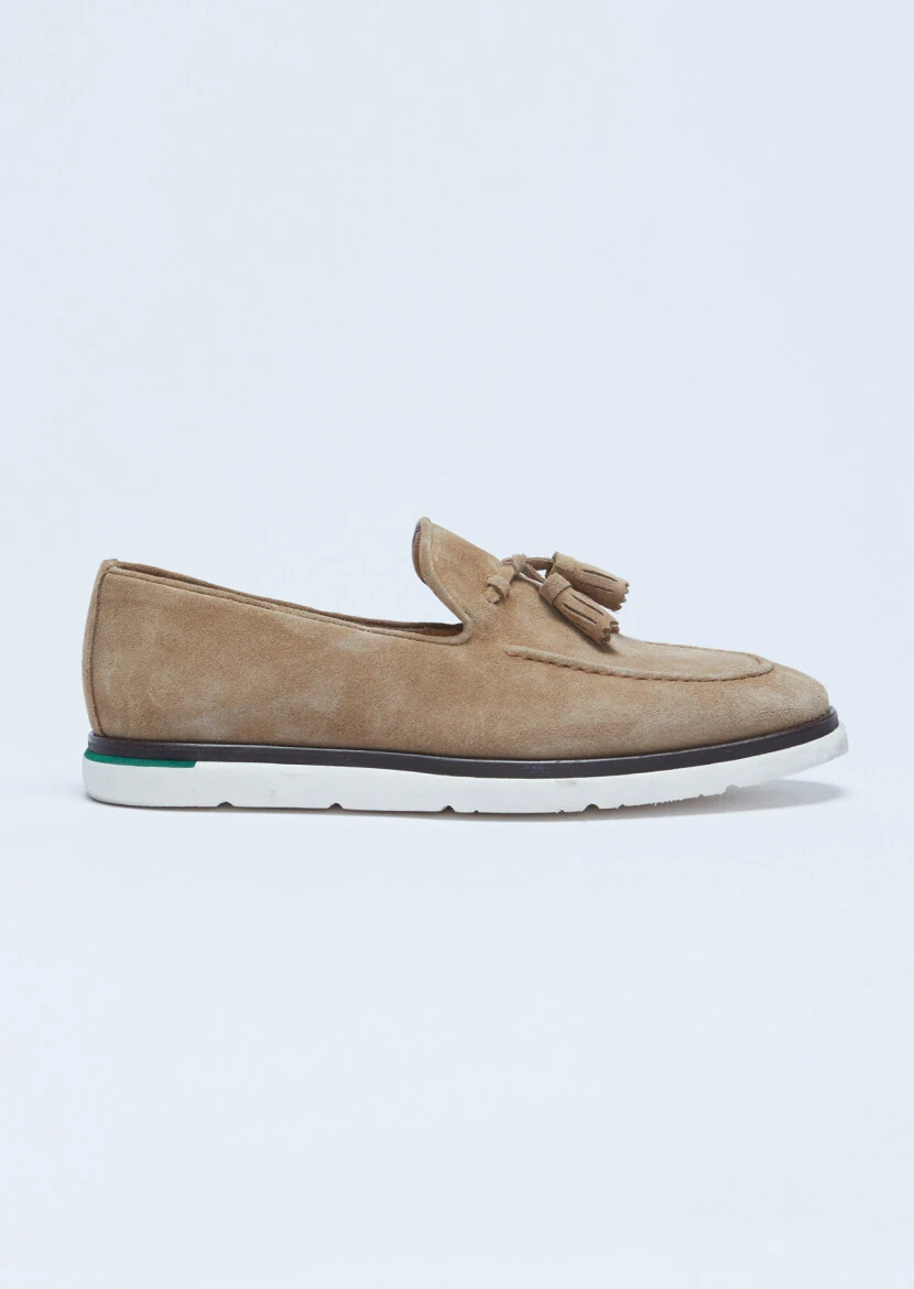 Tan Suede Casual Loafer - RAMSEY