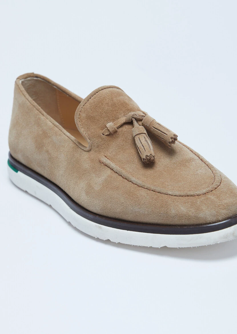 Tan Suede Casual Loafer - RAMSEY