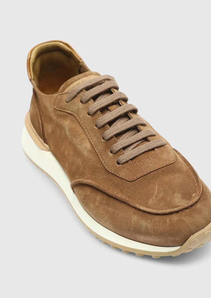 Tan Suede Sneaker - 2