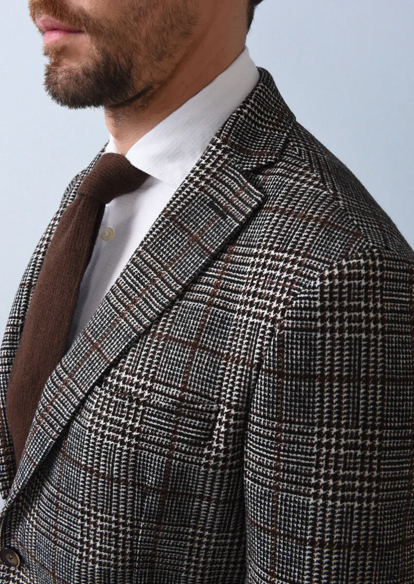 Tarçın Kareli Shirt Shoulder Slim Fit Yün Karışımlı Ceket - 3