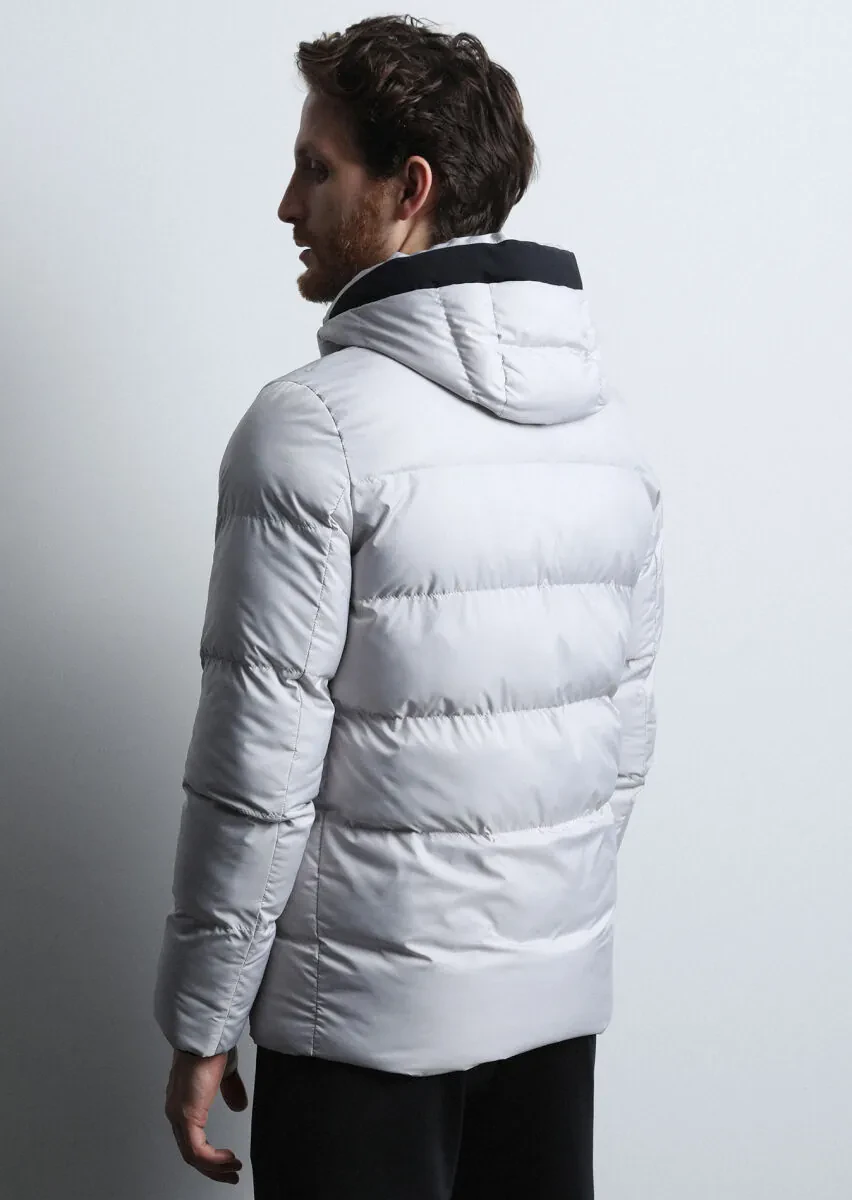 Taş Regular Fit Kelebek Yaka Casual Dokuma Kaban - 5