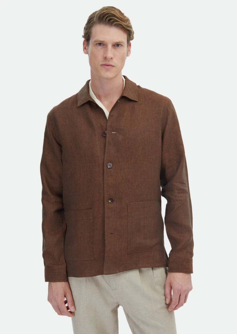 Tile Red Overshirt - RAMSEY