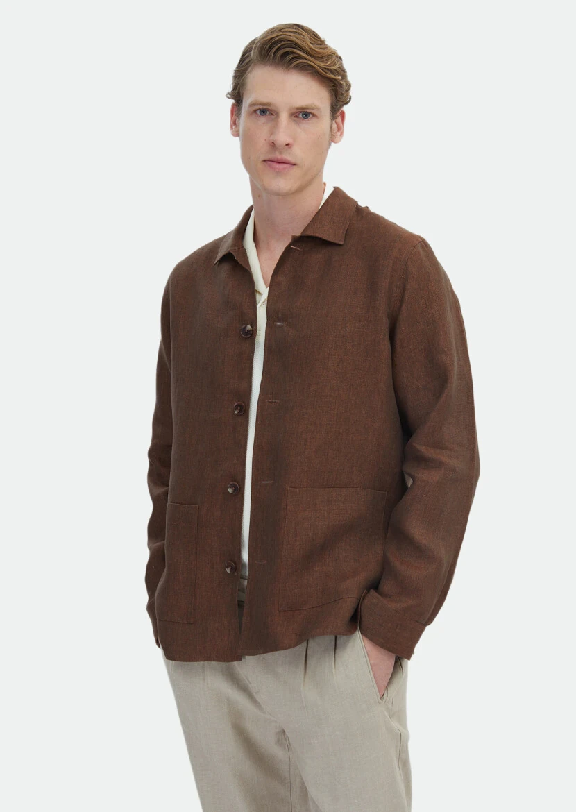 Tile Red Overshirt - RAMSEY