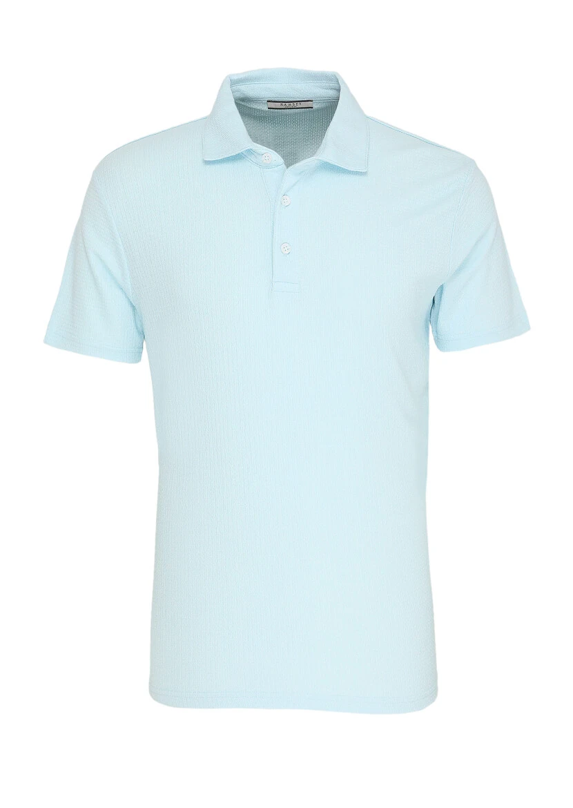 Turkuaz Polo Yaka T-Shirt - 1