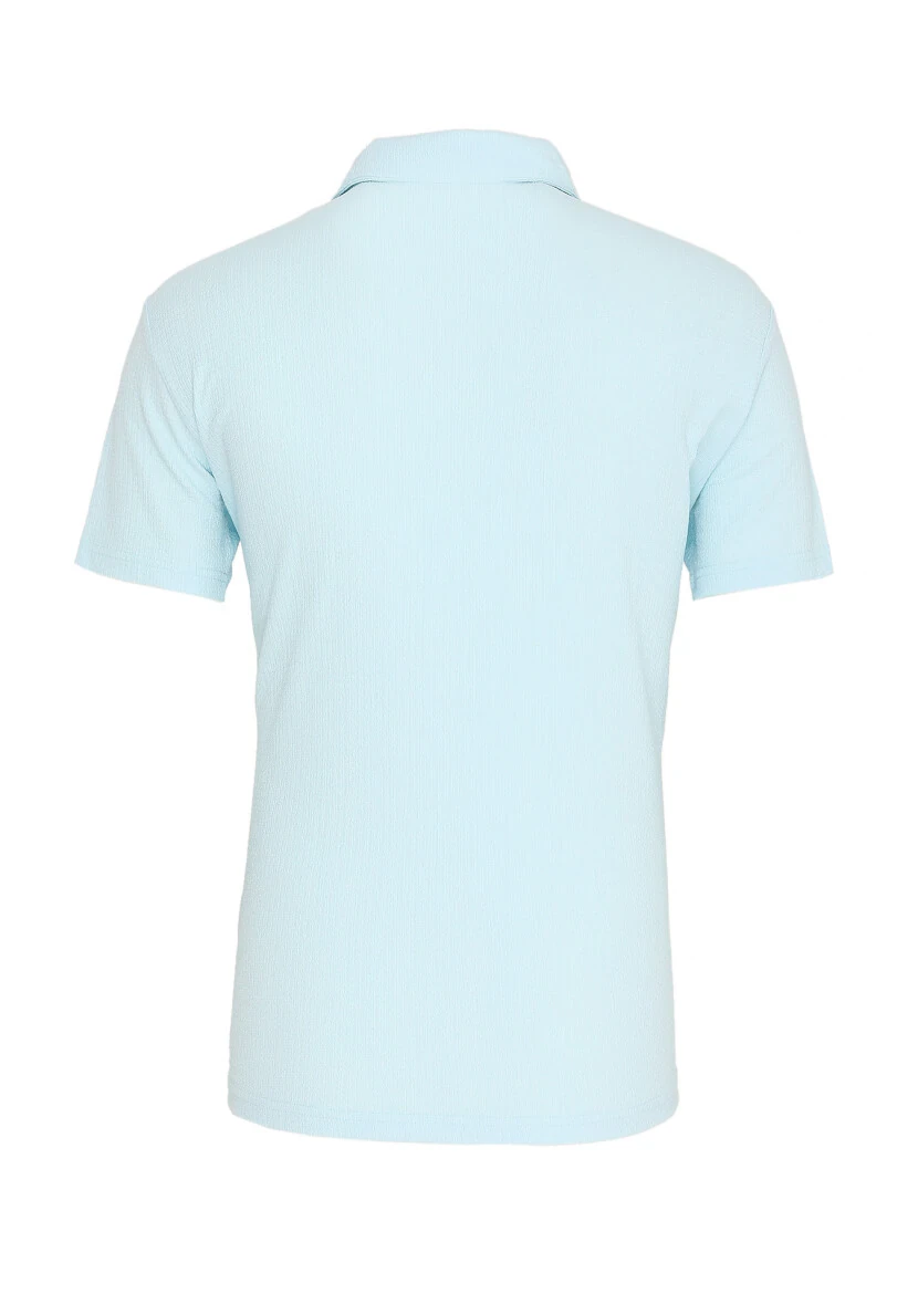 Turkuaz Polo Yaka T-Shirt - 3